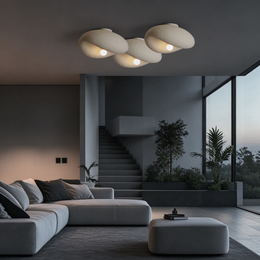 BRILAGI - Ceiling light WABI SABI 1xE27/60W/230V Ø 40 cm white