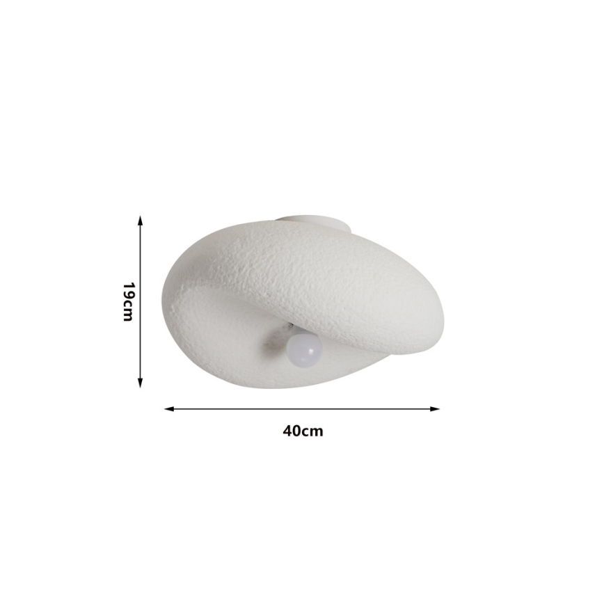 BRILAGI - Ceiling light WABI SABI 1xE27/60W/230V Ø 40 cm white