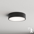 Brilagi - Ceiling light with sensor CLARE 2xE27/40W/230V d. 30 cm black
