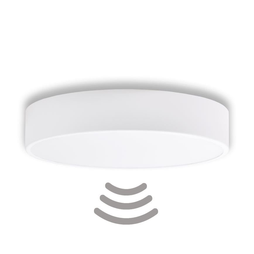 Brilagi - Ceiling light with sensor CLARE 3xE27/24W/230V d. 40 cm white