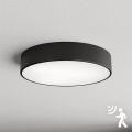 Brilagi - Ceiling light with sensor CLARE 3xE27/40W/230V d. 40 cm black