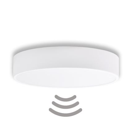 Brilagi - Ceiling light with sensor CLARE 3xE27/40W/230V d. 40 cm white