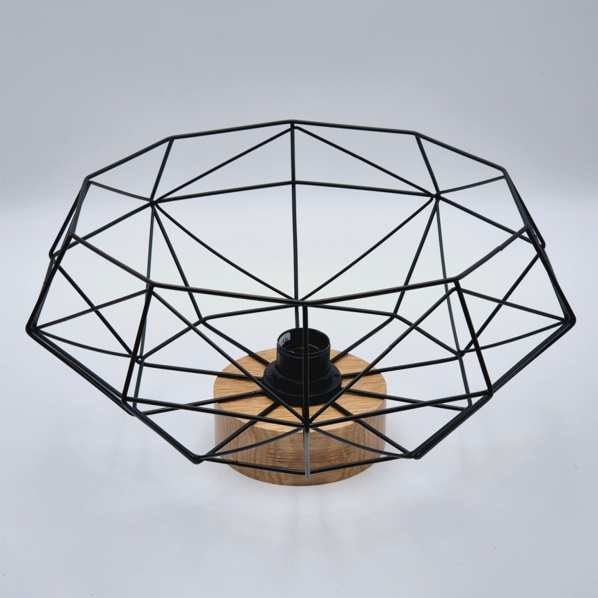 Brilagi - WOODY BASKET Ceiling light 1xE27/60W/230V Ø 40 cm Oak