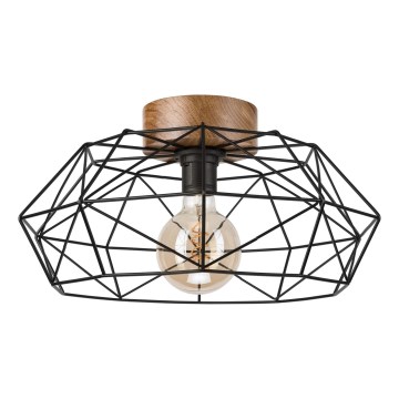 Brilagi - Ceiling light WOODY BASKET 1xE27/60W/230V oak walnut