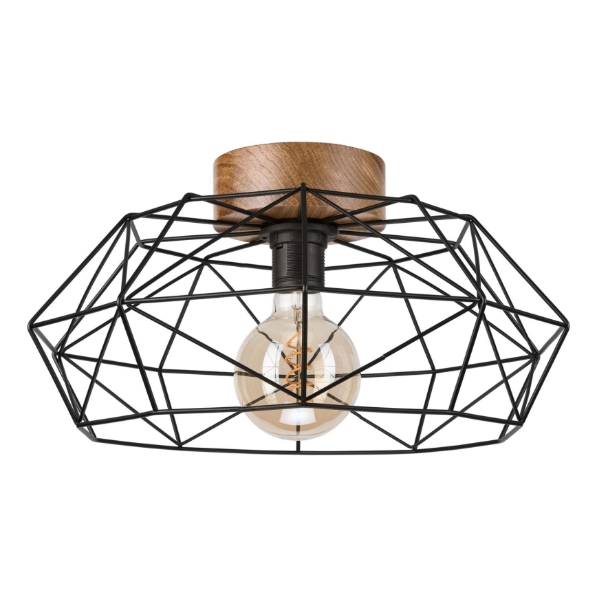 Brilagi - Ceiling light WOODY BASKET 1xE27/60W/230V oak walnut