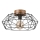 Brilagi - Ceiling light WOODY BASKET 1xE27/60W/230V oak walnut
