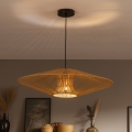 Brilagi - CERIA BOHO Cable-Suspended Pendant Light 1x E27/40W/230V, Ø 70 cm, Black/Brown