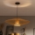 Brilagi - CERIA BOHO Cable-Suspended Pendant Light 1x E27/40W/230V, Ø 70 cm, Black/Brown