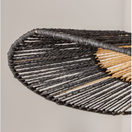 Brilagi - CERIA BOHO LED cord pendant 1x E27/40W/230V Ø 80 cm black/brown