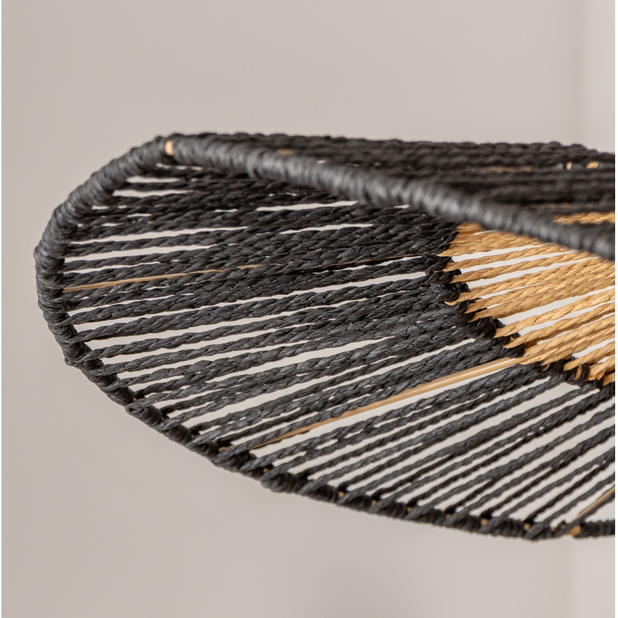 Brilagi - CERIA BOHO LED cord pendant 1x E27/40W/230V Ø 80 cm black/brown