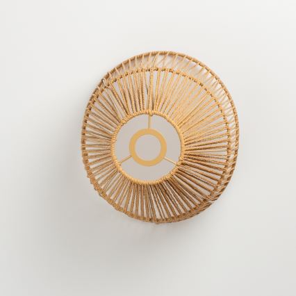 Brilagi - CERIA BOHO LED Flush Ceiling Light 1x E27/40W/230V, Ø 30 cm, Brown/Oak