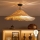 Brilagi - CERIA BOHO LED Flush-Mount Ceiling Light, 1xE27/60W/230V, Ø 70 cm, Black/Beige