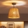 Brilagi - CERIA BOHO LED Flush-Mounted Ceiling Light 1xE27/60W/230V Ø 28 cm, black/brown