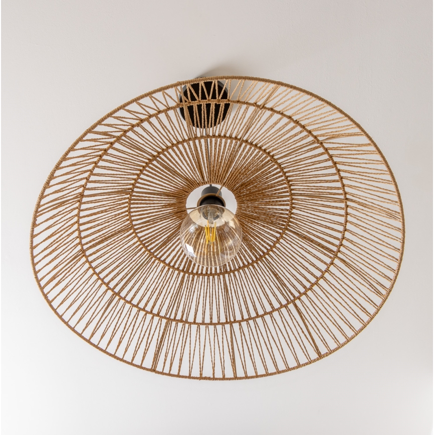 Brilagi - CERIA BOHO LED Pendant Lamp on Cable, 1x E27/40W/230V, Ø 70 cm, Brown