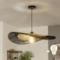 BRILAGI - CERIA BOHO LED Pendant Lamp on Cable 1xE27/40W/230V Ø 50 cm black/brown