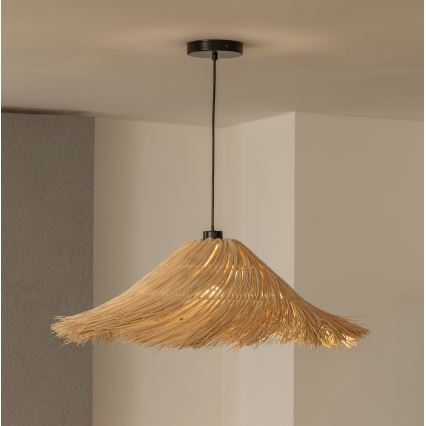 Brilagi - CERIA BOHO LED Pendant Lamp on Cord 1xE27/40W/230V Ø 100 cm Rattan