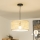 Brilagi - CERIA BOHO LED Pendant Light on Cable 1xE27/40W/230V Ø 25 cm Bamboo