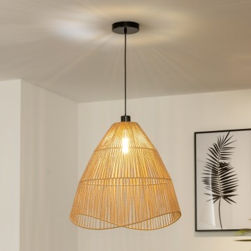 Brilagi - CERIA BOHO LED pendant light on cable 1xE27/40W/230V Ø 70 cm brown