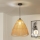 Brilagi - CERIA BOHO LED pendant light on cable 1xE27/40W/230V Ø 70 cm brown