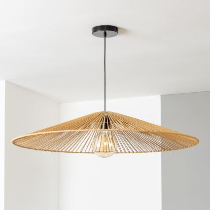 Brilagi - CERIA BOHO LED pendant on cable 1xE27/40W/230V Ø 90 cm brown