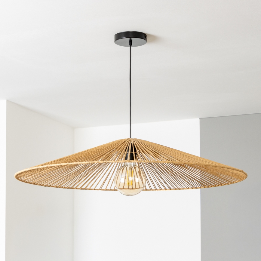 Brilagi - CERIA BOHO LED pendant on cable 1xE27/40W/230V Ø 90 cm brown