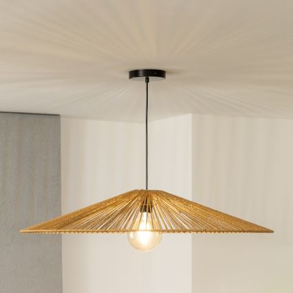 Brilagi - CERIA BOHO LED pendant on cable 1xE27/40W/230V Ø 90 cm brown