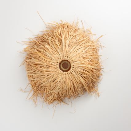 Brilagi - CERIA BOHO LED Pendant on Cord 1x E27/40W/230V Ø 40 cm Raffia