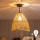 Brilagi - CERIA BOHO LED Surface-Mounted Ceiling Light, 1x E27/60W/230V, Ø 30 cm, Black/Brown
