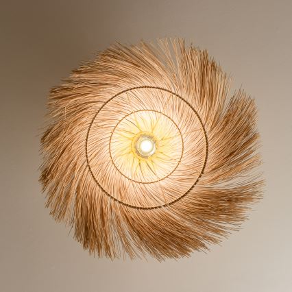 Brilagi - CERIA BOHO LED Surface-Mounted Ceiling Light 1xE27/40W/230V diam. 100 cm rattan