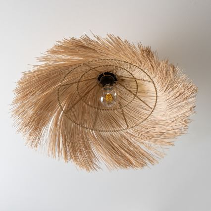 Brilagi - CERIA BOHO LED Surface-Mounted Ceiling Light 1xE27/40W/230V diam. 100 cm rattan