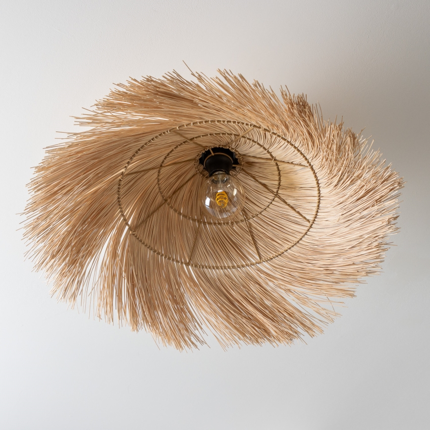 Brilagi - CERIA BOHO LED Surface-Mounted Ceiling Light 1xE27/40W/230V diam. 100 cm rattan