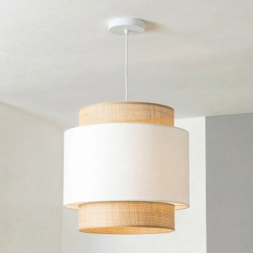 Brilagi - CERIA Cable-Hung Pendant Light 1xE27/40W/230V Ø 30 cm Beige/White