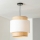 Brilagi - CERIA cord pendant light 1xE27/40W/230V Ø 30 cm black/beige/white