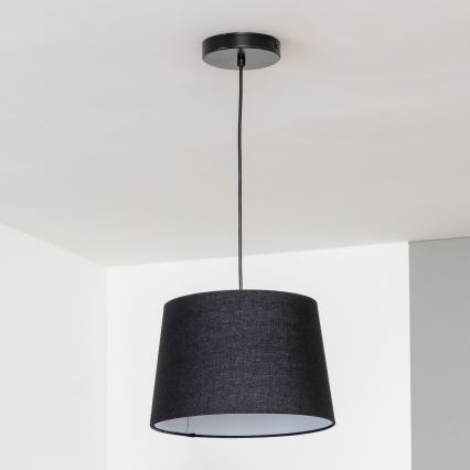 Brilagi - CERIA LED cable-hung pendant 1xE27/40W/230V, Ø 30 cm, black