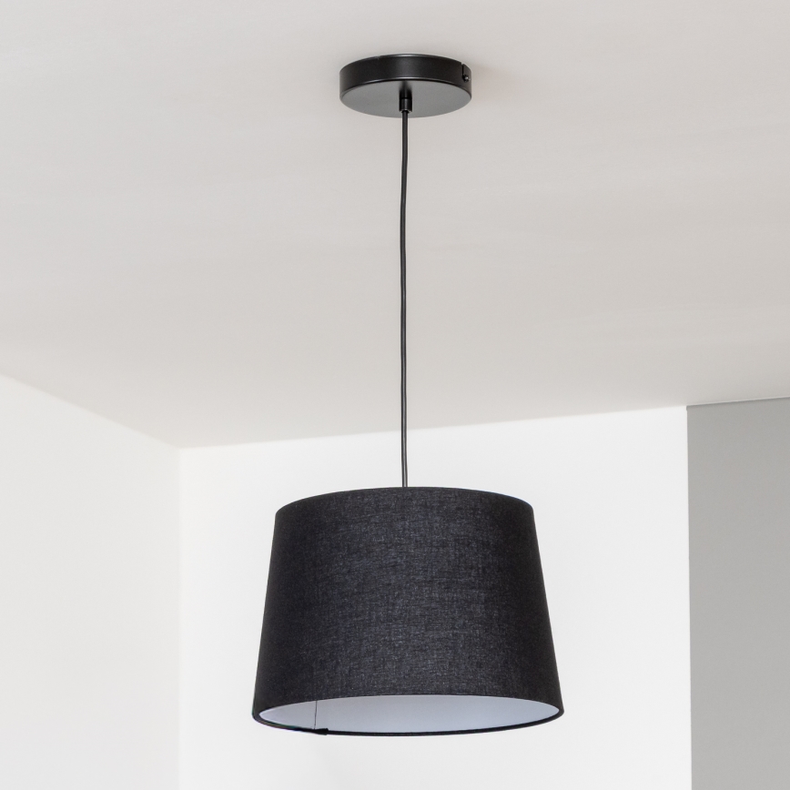Brilagi - CERIA LED cable-hung pendant 1xE27/40W/230V, Ø 30 cm, black