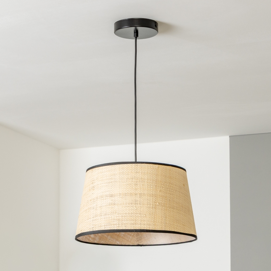 Brilagi - CERIA LED cable-hung pendant light 1xE27/40W/230V Ø 35 cm beige