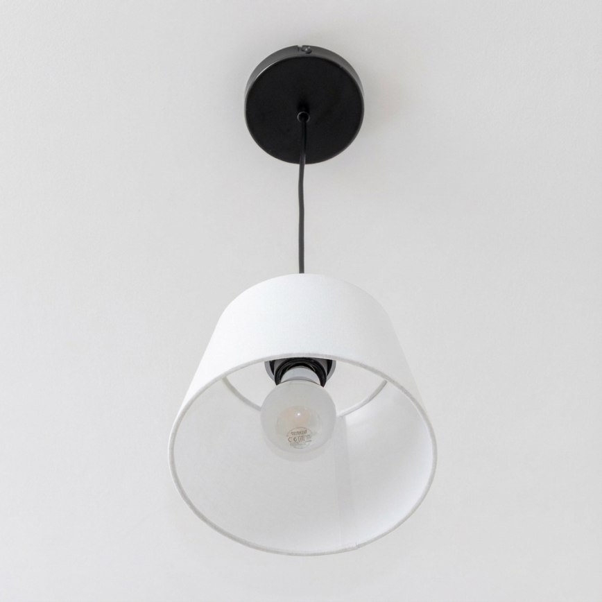 Brilagi - CERIA LED cable pendant 1xE27/40W/230V Ø 20.5 cm white