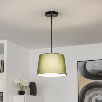 Brilagi - CERIA LED cable pendant 1xE27/40W/230V Ø 30 cm green