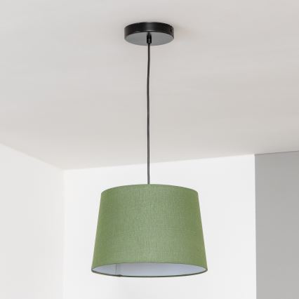 Brilagi - CERIA LED cable pendant 1xE27/40W/230V Ø 30 cm green