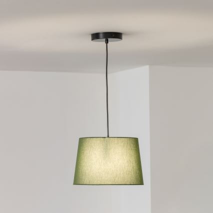 Brilagi - CERIA LED cable pendant 1xE27/40W/230V Ø 30 cm green