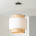 Brilagi - CERIA LED Cable Pendant Light 1xE27/40W/230V Ø 30 cm black/beige/white