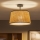 Brilagi - CERIA LED Flush-Mount Ceiling Light, 1x E27/60W/230V, Ø 35 cm, black/beige