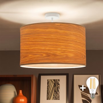 Brilagi - CERIA LED Flush-mount Ceiling Light 1x E27/60W/230V Ø 45 cm White/Beige