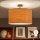 Brilagi - CERIA LED Flush-Mount Ceiling Light 1xE27/60W/230V Ø 45 cm black/beige