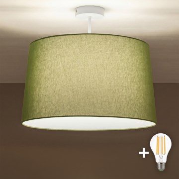 Brilagi - CERIA LED Flush-Mount Ceiling Light 1xE27/60W/230V, Ø 45 cm, white/green