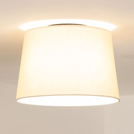 Brilagi - CERIA LED Flush-Mounted Ceiling Light 1xE27/40W/230V Ø 30 cm beige