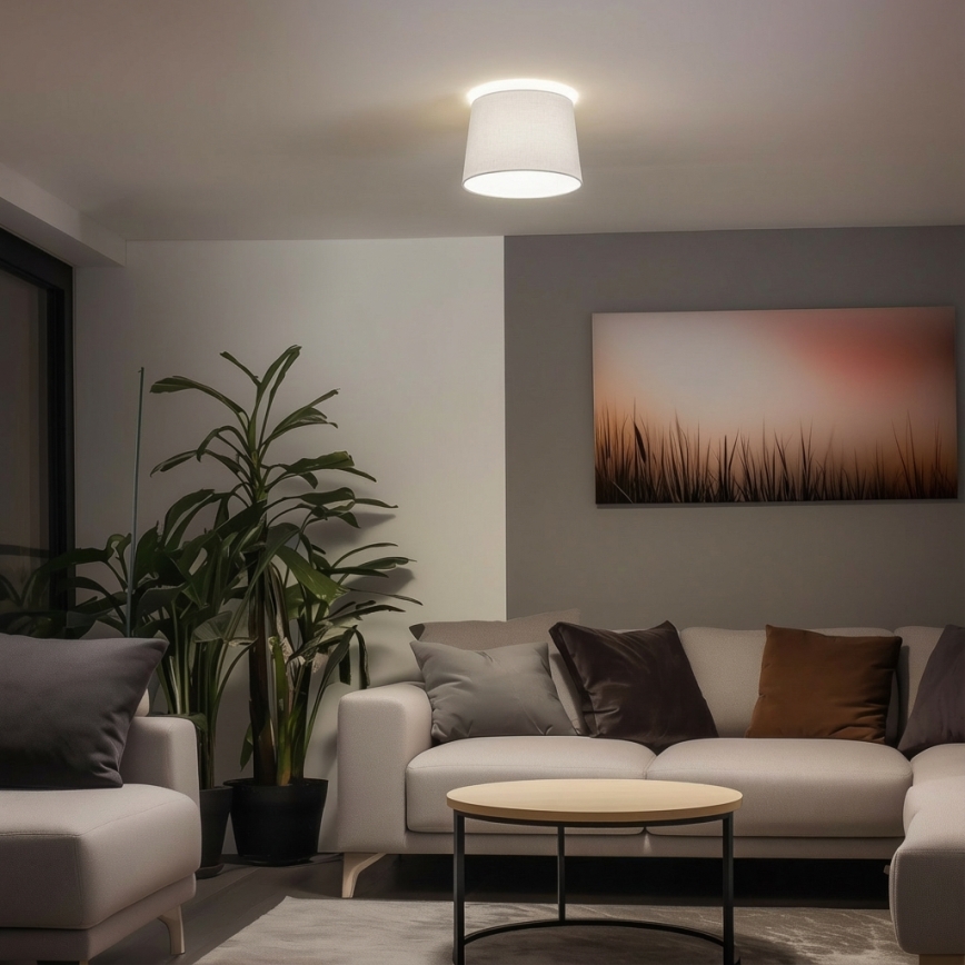 Brilagi - CERIA LED Flush-Mounted Ceiling Light 1xE27/40W/230V, Ø 30 cm, White