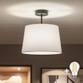 Brilagi - CERIA LED Flush-mounted Ceiling Light 1xE27/60W/230V Ø 30 cm Black/White