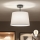 Brilagi - CERIA LED Flush-mounted Ceiling Light 1xE27/60W/230V Ø 30 cm Black/White