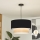 Brilagi - CERIA LED pendant lamp on cable 1xE27/40W/230V Ø 50 cm Black/Beige